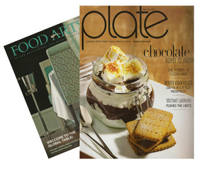 Food Arts and Plate - two of the best food publications today.